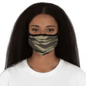 Camo Plain Face Mask