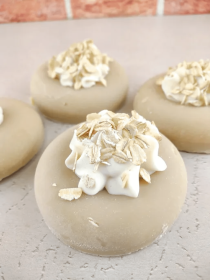 Oatmeal Milk & Honey soap donut