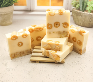 Buttered Rum goat milk soap