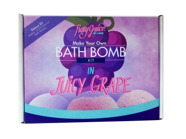 DIY Juicy Grape Deluxe Bath Bomb