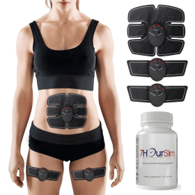 ABS Stimulator with 7Hour Slim Dietary capsules