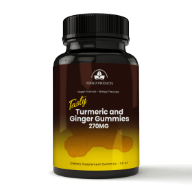 Totally Products Adult Turmeric & Ginger Gummies with C3 Complex (60 count)