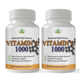 Totally Products Vitamin C 1000mg Immune Support - 120 Capsules