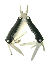 Multi Tool Pliers Pocket Knife Kit Folding Hand Knives Multi Tool Set Black