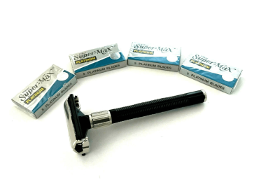 Classic Old Fashion Safety Razor Plus Razor Blades Set Kit