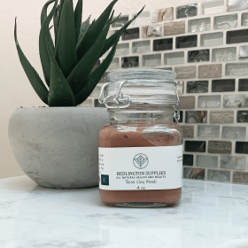 All Natural, Vegan, Non-GMO Rose Clay Mask with Kaolin Rose