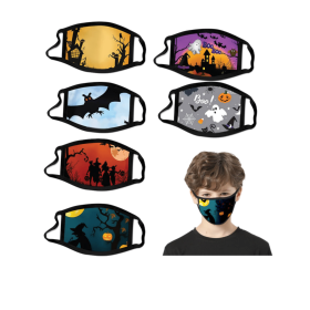 6-Pack Kids Halloween Face Masks