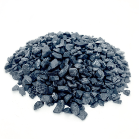 Black Tourmaline | Tumbled Chips | 1lb bag | 5-7mm pieces