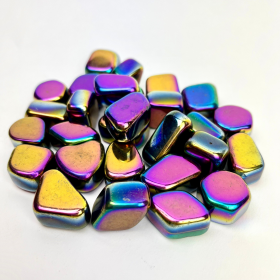 Rainbow Hematite | Tumbled | 20-25mm | 1 lb (non-magnetic)