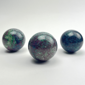 Ruby Fuchsite Kyanite | Sphere | 50-60mm | India