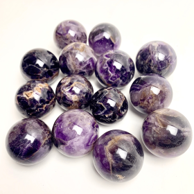 Amethyst "Purple Dream" | Polished Sphere | KILO Lot | 35-50mm | Africa