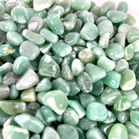 Green Aventurine | Tumbled Chips | KILO Lot | 5-10mm | Brazil