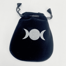 Triple Moon Velvet Bag