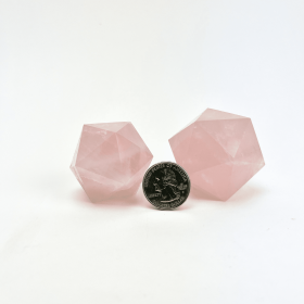 Rose Quartz | Icosahedron | Brazil | 50-60mm