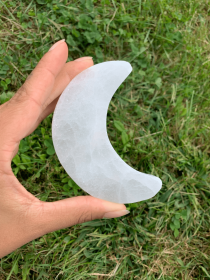 Selenite Moon | 10 cm | Morocco