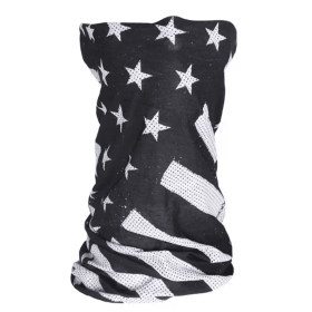 Motley Tube Polyester - Black & White Flag