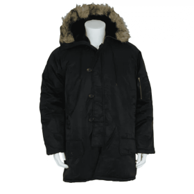 GI Style N-3B Parka - Black - Small