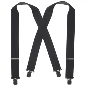 Elastic Pant Suspender - Black