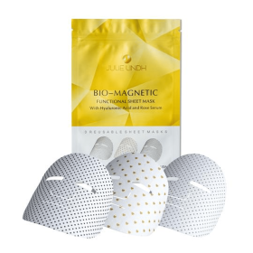 Bio-Magnetic Functional Sheet Mask with Hyaluronic Acid & Rose Serum (Contains 3 Reusable Masks)