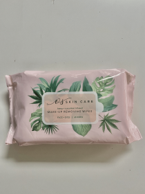 Pre-moistened Makeup Remover Cleansing Towelettes - Hemp & Cucumber Infused