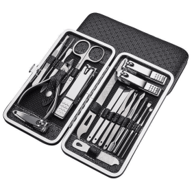 Manicure set 16 instruments in each set - Gold Case