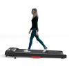 Flat, home, office, dual-use small treadmill, fat burning, silent fitness equipment with remote control