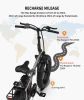 AOSTIRMOTOR Folding Electric Bike Ebike Bicycle 750W Motor 20" Fat Tire With 48V/12.5Ah Li-Battery Beach Snow Bicycle A30