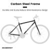 A27305 700c Ecarpat Road Bike, 21-Speed Disc Brakes,Carbon Steel Frame Bike ,Racing Bike City Commuting Road Bicycle for Men Women