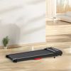 Flat, home, office, dual-use small treadmill, fat burning, silent fitness equipment with remote control