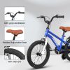 A14114 Kids Bike 14 inch for Boys & Girls with Training Wheels, Freestyle Kids' Bicycle with fender.