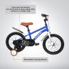 A14114 Kids Bike 14 inch for Boys & Girls with Training Wheels, Freestyle Kids' Bicycle with fender.