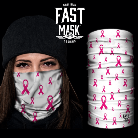 Breast Cancer Support Fast Mask (Color: White)