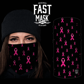 Breast Cancer Support Fast Mask (Color: Black)