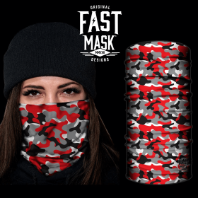 Camo Fast Mask (Color: Red)