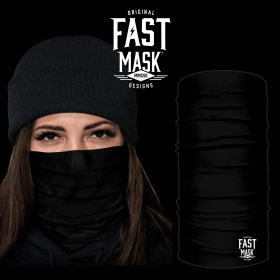 Fleece Face Mask (Color: Black)