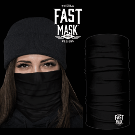 Plain Fleece Fast Mask (Color: Black)