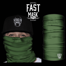 Plain Fleece Fast Mask (Color: Green)