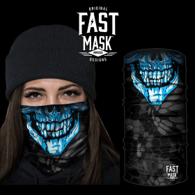 Skull Face Mask (Color: Blue)