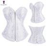 Sexy Women Steampunk Clothing Gothic Plus Size Corsets Lace Up Boned Overbust Bustier Waist Cincher Body Shaper Corselet S-6XL