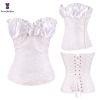 Sexy Women Steampunk Clothing Gothic Plus Size Corsets Lace Up Boned Overbust Bustier Waist Cincher Body Shaper Corselet S-6XL