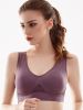 3 Pcs Breathable Solid Eyelet Mesh Hole Vest Sports Bras, Plus Size Non-steel Running Yoga Bras, Women's Lingerie & Underwear