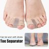 1pc Toe Spacer (0.6in/0.7in) Train; Straighten; & Realign Toes; Pain Corrector Pain Relief