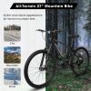 2757 MTB Bike 27 inch Mountain Bike 21 Speeds, Suspension Fork, Aluminum Frame Disc-Brake for Men Women Mens MTB Bicycle Adlut Bike