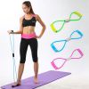 Foam Handle 8 Shape Elastic Band; Tension Band For Abdomen Waist Arm Leg Stretching; Fitness Training