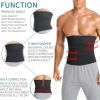 1pc Thin Waist Trainer (Suitable For Weight 40~100kg) Wrap; Waist Trimmer Belt For Men & Women For Fitness