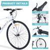 Shimano 7 Speed Hybrid Bike Aluminum Alloy Frame C-Brake 700C Road Bike For men women's City Bicycle